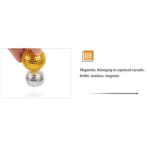 1Pair Magnetic Hand Palm Acupuncture Ball Pain Relief Massager Acupuncture Acupressure Health Care - Thumbnail 5