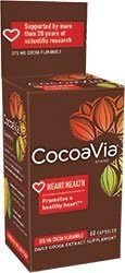 CocoaVia Daily Cocoa Extract Supplement, 60 Count 375mg by Cocoavia
