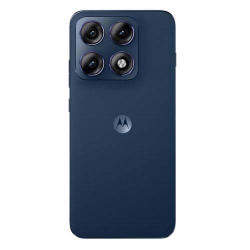 Smartphone Motorola Edge 70 PRO 5G - 256GB 24GB (12GB RAM+12GB Ram Boost), 4 câmeras de 50MP, Tela 1.5K extreme AMOLED 144Hz, Bateria 6500 mAh, IP68/IP69 - Azul Escuro