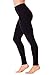 90 Degree By Reflex - High Waist Cotton Power Flex Leggings - Tummy Control - Black Medium