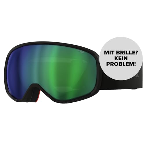 ATOMIC REVENT M HD Skibrille I Mittelgroße Ski- & Snowboardbrille mit HD Scheibentechnologie für klare Sicht I Damen- & Herren-Ski-Brille mit Live Fit Rahmen für individuelle Passform
