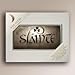 Wild Goose Slainte Sign Irish Plaque Resin Cast Bronze Coated Irish Blessing Good Health Shamrock 7 1/2 Inches Wide by 3 3/4 Inches Tall Ready To Hang Made in Ireland