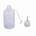 BinaryABC 30ml Polyethylene Needle Tip Glue Bottle, 15pcs, Reusable Dropper Bottle, Lab/Craft Use, Glue Dispensing, Laboratory use, School projects, Crafting and DIY, Home repairs