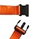 JAPARA Kids Car Seat Travel Belt Luggage Strap to Convert CarSeat and Carry-on Luggage Suitcase into an Airport Car Seat Stroller & Carrier(Orange)