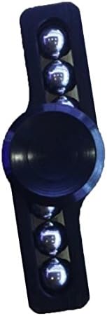 Mascoo LetsFunny Shine Hand Spinner Anxiety Fighter EDC relieve your ADHD, Anxiety, and Boredom Finger Gyro Black