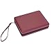 WE Games Backgammon Set, Board Games for Adults - Travel Games - Magnetic with Burgundy Leatherette Backgammon Board and Carrying Strap - Travel Backgammon Sets for Adults