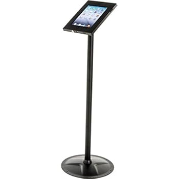 Amazon Com Ipad And Tablet Floor Stand Locking 360 Degree