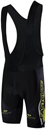 FASTCURE 2016 Active Sportswear Men's 3D Padded Bib Cycling Shorts