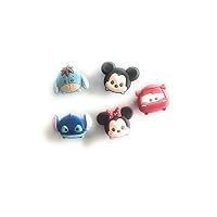 CharmTM Set of 5 Shoe Charms TT Assorted PVC Crocs Natives (Generic) Kids Party Favors by