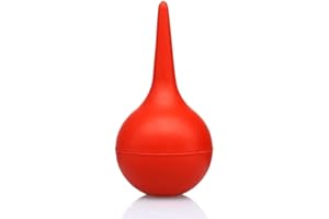YUANHOLUMID Red Manual Amniotic Fluid Suction Device Canine Feline Pet Puppy Dog for Nasal Home Clinic Choking Pumping DeliverySupp Bulb Siphon Bulb Air Squeeze Bulb Liquids Bulb, Nursing Supplies 30ml