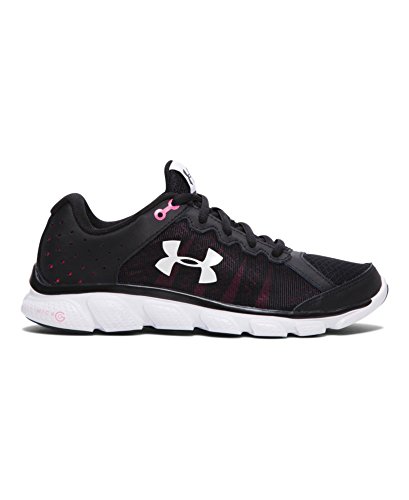 Under Armour Women s Under Armour Women s Micro G Assert 6 Running Shoes Shoe, black/White, 8.5 Medium US