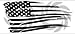 Distressed American Flag High Temp Vinyl Camo Stencil Kit. Perfect for Cerakote, Gunkote, Durakote Pistol Stencil Set. 1 12x12 Sheet