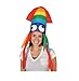 Rhode Island Novelty Unisex Novelty Rainbow Squid Costume Party Hat Cap (2 Pack), Adult Medium