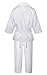 HAIVIDO Karate Uniform with Belt Light Weight Elastic Waistband& Drawstring White for Kids Training