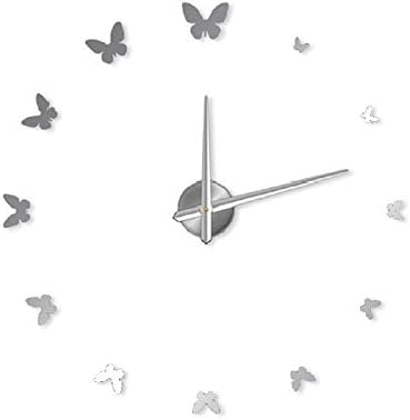 Pithadai DIY Wall Clock Home Decor Sticker Modern Large Art Office Room Luxury Living Bedroom