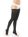 NEO G Thigh High Compression Hosiery (Open Toe) - MEDIUM - Black - Medical Grade True Graduated Compression 20-30mmHg HELPS reduce symptoms of tired, aching legs, mild oedema (edema) & swelling