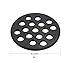 Round cast Iron Bottom fire Grate for Big Green Egg, BBQ high Heat Charcoal Plate fit for S/Mini/Medium Big Green Egg fire Grate Grill Charcoal Replacement Parts Green Egg Accessories-6.5in MFGC