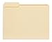 Office Depot File Folders, 1/3 Cut, Letter Size, 30% Recycled, Manila, Pack Of 100, 810838