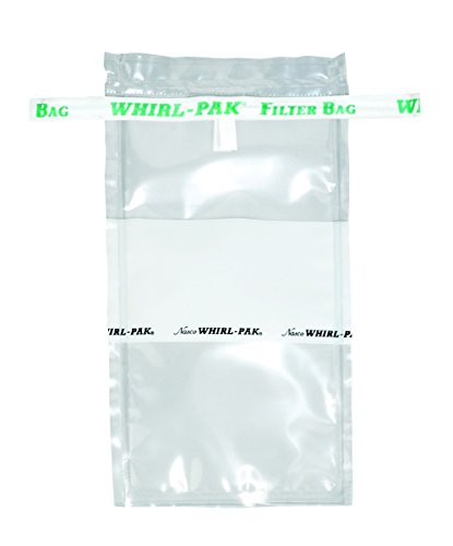 Nasco Whirl-Pak B01385WA Filter Bag for Homogenizer Blender, 18cm L x 9.5cm W, 207ml Capacity (Box of 250) - Thumbnail 3