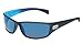 Bollé - Python, Black Blue Matte, Polarized TNS Gun Lens, Category 3 Lens, Medium Sunglasses, Sunglasses for Men, Sunglasses for Women, Sport Sunglasses