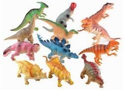12 Piece Large Assorted Dinosaurs - Toys 5-7" Larger Size Dinosaur Figures