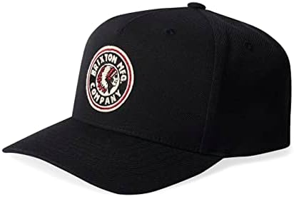 Brixton Linwood Snapback, Adjustable Baseball Cap for Men, Black