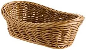 SHYPT Oval Tejida Mimbre de la Cesta Cesta del Pan Servir Canasta de