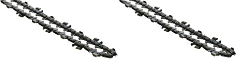 2 Pack Oregon 73LGX072G 72 Drive Link Super Guard Chisel Chains (for 20" bar), 3/8-Inch, .058" Gauge, For Craftsman Jonsered Poulan Husqvarna H42-72, 501841472