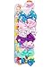 JoJo Siwa Bows 7 days Jojo Bow 8 cm with Unicorn Patterns - Beautiful Hair Accessories - Best Stocking Filler for Girls