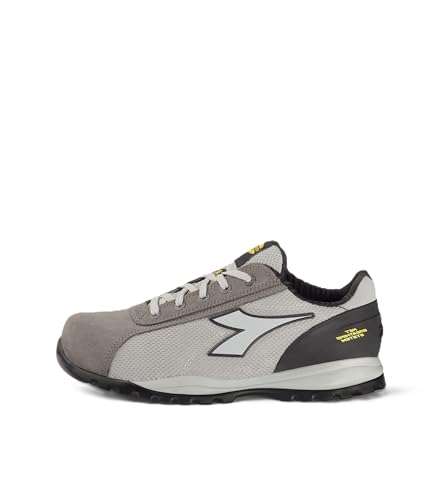 Utility Diadora, Scarpe Antinfortunistiche Unisex, Glove Net Low S1PL FO SR HRO ESD, Colore Wind Gray, Taglia 35