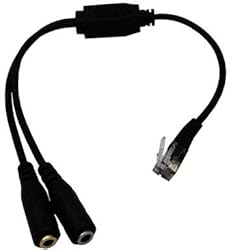 RJ9 Adapter Cable, Traodin Double 3.5mm to RJ9
