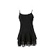 Colorado Chick Kerra Black Chiffon Lace Top Extender, Chiffon Lace Shirt Extender, Camisole