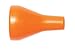 Loc-Line Coolant Hose Component, Orange Acetal Copolymer, Round Nozzle, 1/4