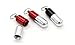 2 Pack Waterproof Pill Fob Medium Size Keychain Pill Holder, Charm Pendant Emergency Aspirin Holder, EDC Accessory Pill Case Capsule(Blue + Red)