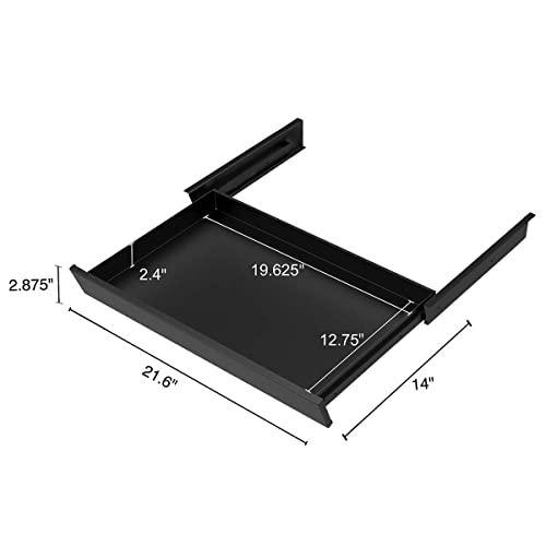 Office Sliding UnderDesk Drawer Storage Organizer at Stephen Olson blog
