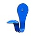 SmartHook ColorZ Garment Friendly Single Coat Hook - 3 Pack (Ensign Blue)