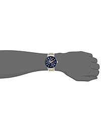 Bulova - Reloj moderno de acero inoxidable para hombre, 1.575 in