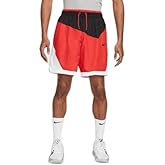 Nike DNA Men's 8" Woven Basketball Shorts (Medium, Red/Black/White)
