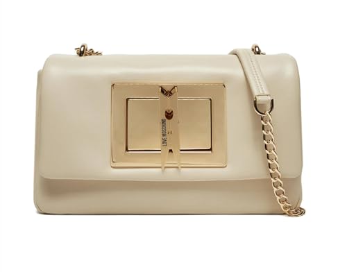Borsa donna Love Moschino a spalla/tracolla in ecopelle avorio BS25MO48 JC4164PP1MLM0110 Piccola