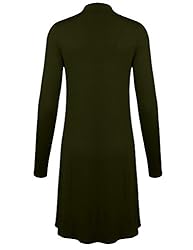 BILY Womens Open Front Lightweight Jersey Classic