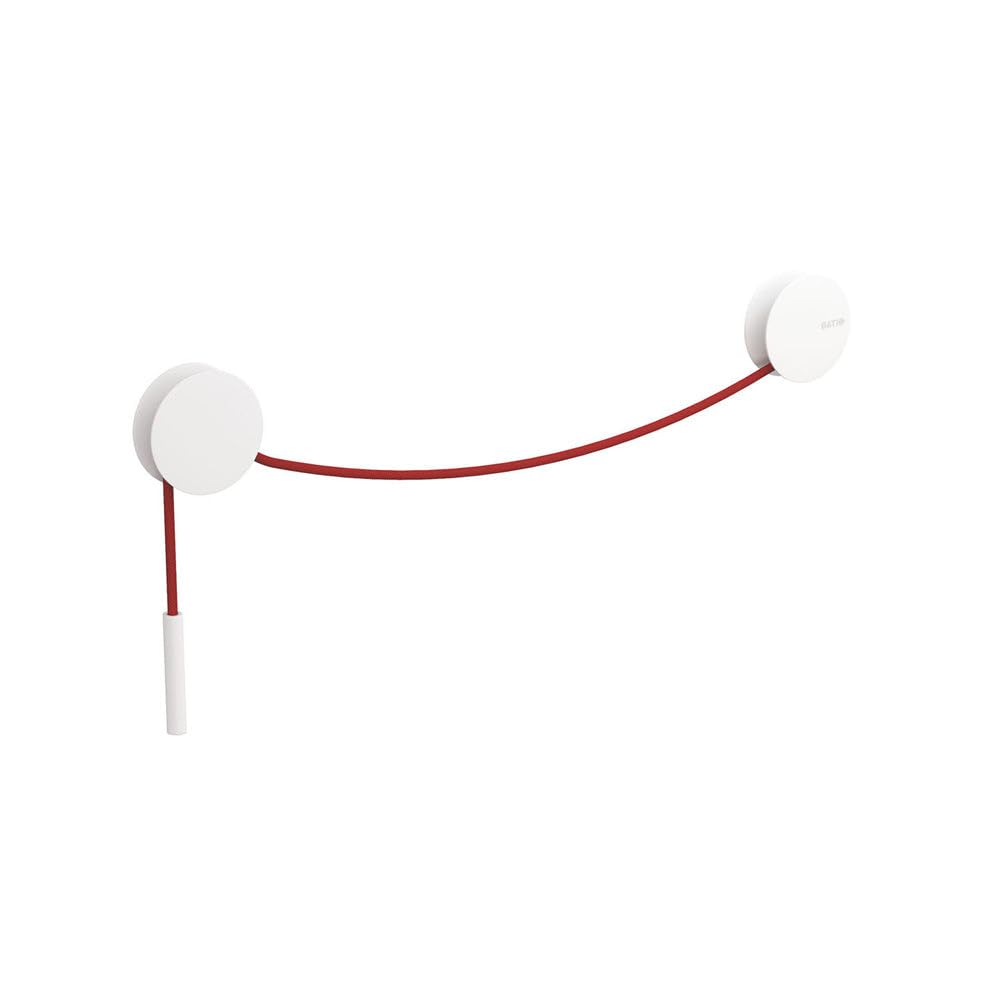 Towel Rail White Mate-Rojo (Ø 5 x 1.7 cm)