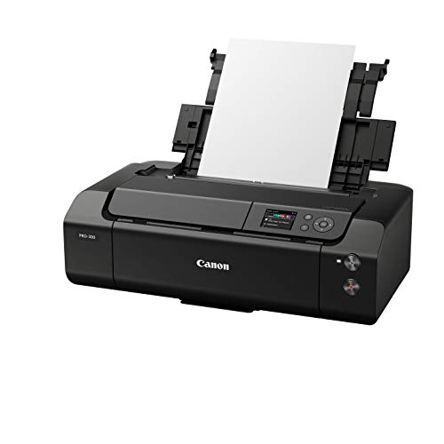 Canon imagePROGRAF PRO-300 A3+ Drucker Farbtintenstrahldrucker Fotodrucker (DIN A4, A3, A3+, 4800 x 2400 DPI, 7,5 cm LCD, WLAN, LAN, USB, AirPrint, Print App, 10 Separate Tintentanks), schwarz – Bild 5
