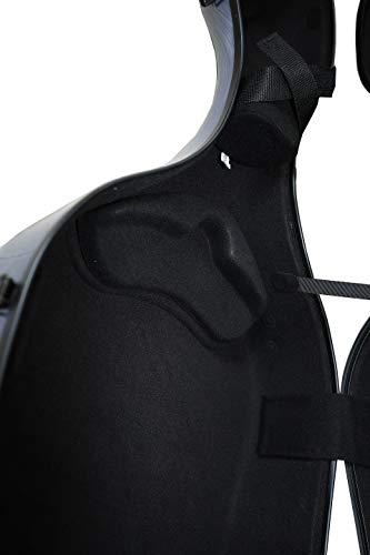 image for Vio Music 4/4 Full Size Sturdy Hightech Suspension Cello Case with Whe