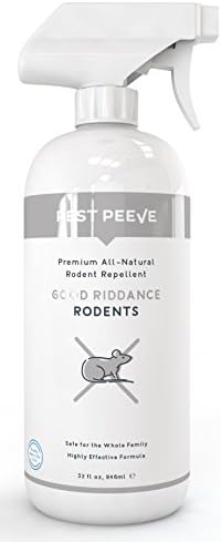 Good Riddance Rodent - Powerful, Natural Mouse Repellent Formula - Repels and Deters Rats, Mice and Voles - Humane, Trap Alternative, Eco-friendly and Safe for the Family (32 oz)