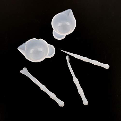 Silicone Resin Molds DIY Resin Casting Molds Tools Set for Resin Jewelry, DIY Art (set5)