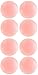 Senchanting Thin Reusable Adhesive Silicone Nipple Covers Breast Petals Pasties (4 pair round)