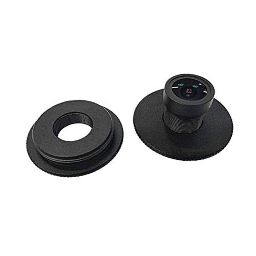 JUNESUN Black Metal M12 to C/CS Mount Board Lens Converter Adapter Ring for AHD Sony CCD TVI CVI Box Camera Support Accessories - Thumbnail 4