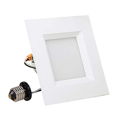 OSTWIN 6 Inch Dimmable LED Baffle Downlight Recessed Retrofit Kit Lighting Fixture, LED Ceiling Can Light, 16,5W (120W Replacement) 1158 Lm, 3000K Warm light, Energy Star & ETL