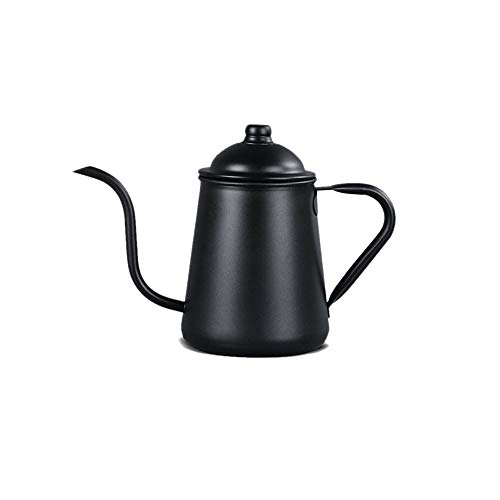 Stainless Steel Hand-washing Pot Coffee Pot Fine Mouth Pot Long Mouth Pot Drip Tea 21.5x17.5cm