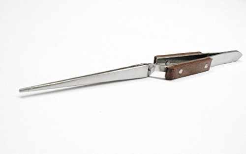 Mazbot Fiber Grip Bent and Straight Cross Locking Tweezers Set - Thumbnail 3